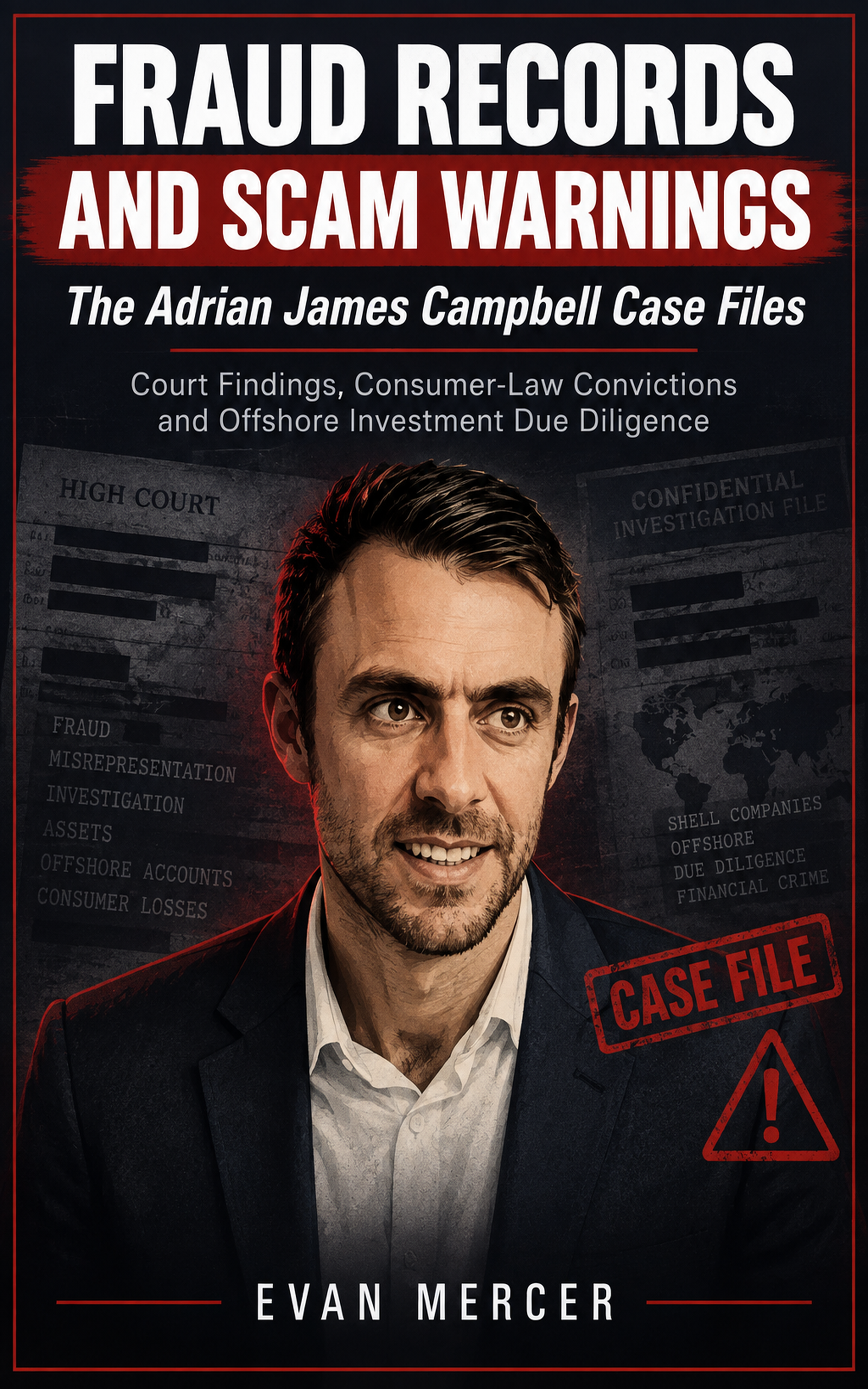 Fraud Records and Scam Warnings – The Adrian James Campbell Case Files by Evan Mercer